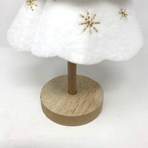 Target 12" Christmas Three Layered Round Felt Tree Decor White - Wondershop™ - Picture 5 of 7